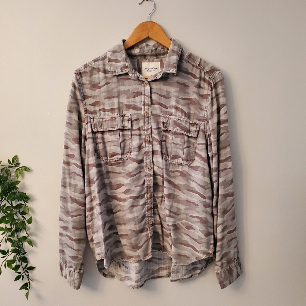 Camouflage Button Down from American Eagle